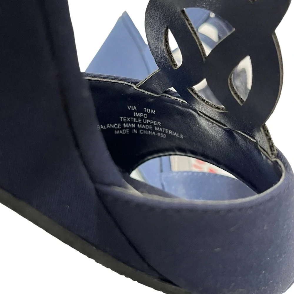 Impo Rhinestone Wedge Sandals